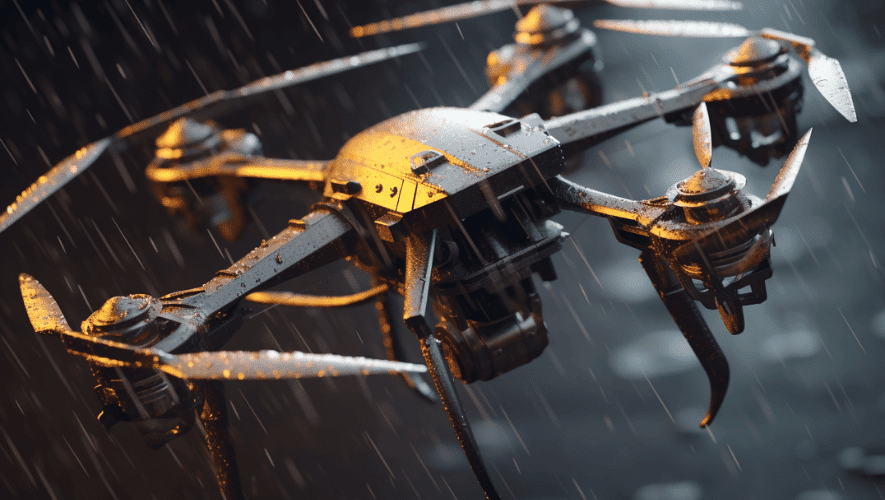 Can Drones Fly In Rain?